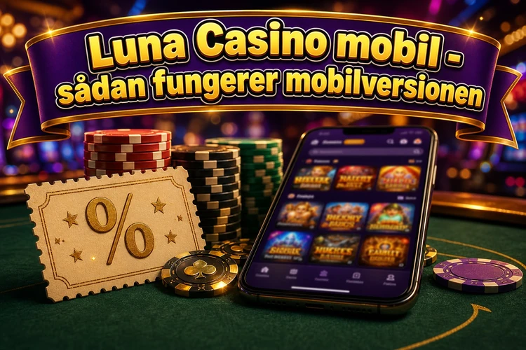 Luna Casino mobil - sådan fungerer mobilversionen