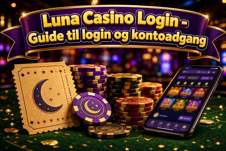 Luna Casino login - sådan får du adgang til din konto