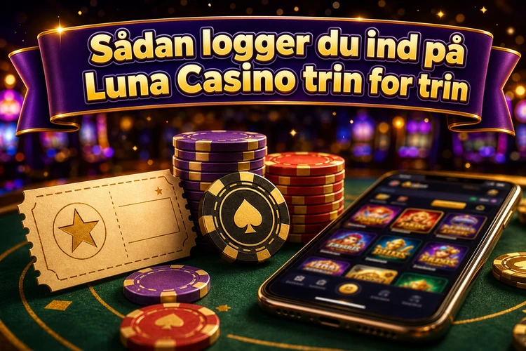 Sådan logger du ind på Luna Casino trin for trin